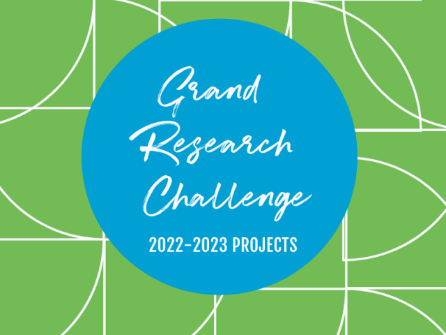 Text reads Grand Research Challenge with HWW logo